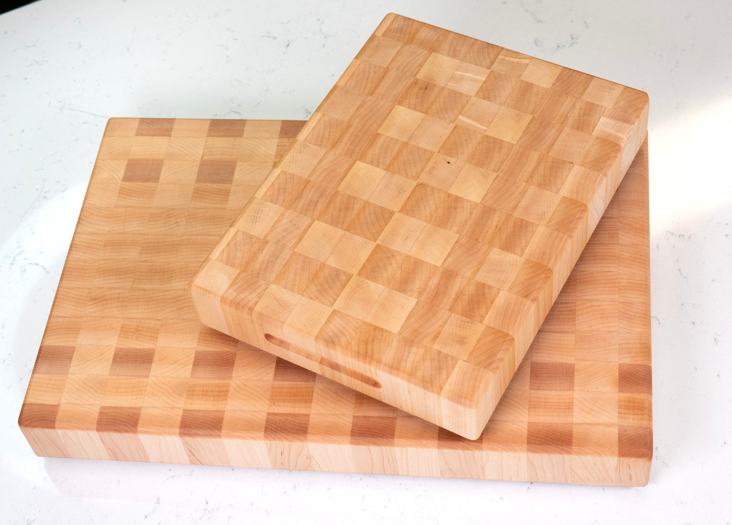 Maple End Grain Cutting Board 2" Thick
