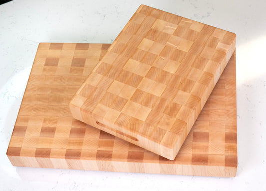 Maple End Grain Cutting Board 2" Thick