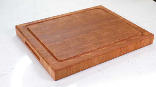 Cherry End Grain Cutting Board 2" Thick