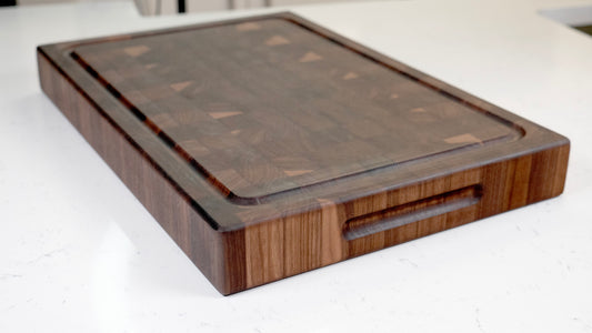 Walnut End Grain Cutting Board 2" Thick