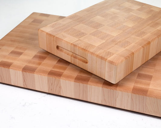 Maple End Grain Cutting Board 2" Thick